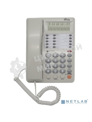 Телефон проводной Ritmix RT-495 белый
