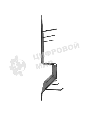 Держатель Rexant для угловых шлифмашинок и отрезных дисков, настенный, с крючками, черный