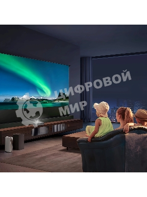 Экран Cactus 148x263см FloorRising CS-PSFRALR-263X148 16:9 напольный рулонный черный (моторизованный привод)