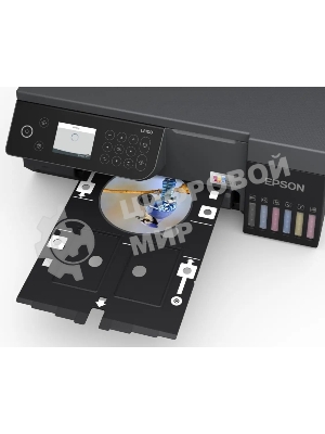 МФУ струйное Epson EcoTank L8100 (C11CK94***), A4, цветной, печ. до 8 стр/мин., 5760 x 1440 dpi (печ.), 1200x4800dpi (скан.), USB, Wi-Fi