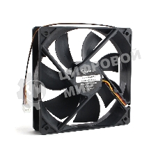 Вентилятор для корпуса Gembird черный, 120 мм, 1550 об/мин, 22.5 дБ, 3 pin