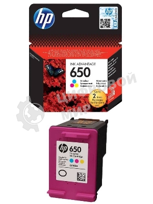 Картридж струйный HP 650 CZ102AE многоцветный для HP DJ IA 2515/2516 (200 стр.)