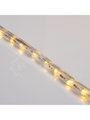 Дюралайт Neon-night LED, постоянное свечение (2W) - теплый белый, 36 LED/м, бухта 100м