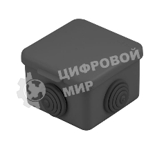Коробка распаячная КМР-030-036 65х65х50 4 мембранных ввода черный EKF plc-kmr2-030-036-b