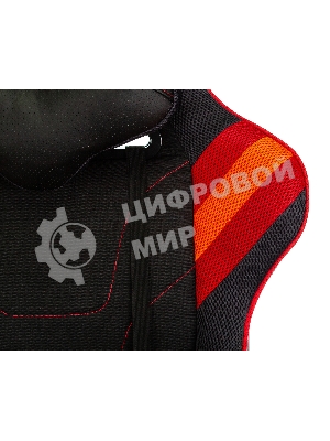 Кресло игровое Бюрократ VIKING 4 AERO RED две подушки черный/красный искусст.кожа/ткань