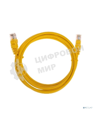 Патч-корд U/UTP Rexant cat.5e, RJ45-RJ45, 26AWG, ZH нг(А)-HF, желтый, 2 м