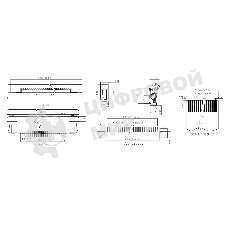 Разъем FPC Half Coverage Top Contact 0.5K-BS-12PWB 12 pin высота 2мм шаг 0,5мм
