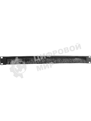 Горизонтальный кабельный органайзер со щеткой, 19