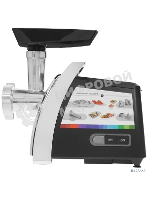 Мясорубка электрическая Bosch MFW67440 черный, 2000 Вт, 3.5 кг/мин, реверс, защита от перегрузки, насадки - 7