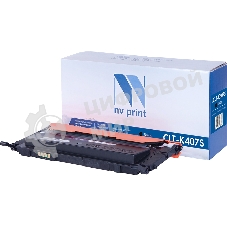 Картридж лазерный NVPrint совместимый Samsung CLT-K407S черный для CLP-325/CLX-3185 (1500k)