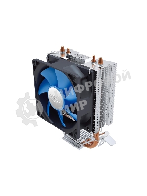 Кулер для процессора DEEPCOOL ICE EDGE MINI FS V2.0 синий, 80 мм, алюминий/медь, 2200 об/мин, 24.7 дБ, 3 pin, 100 Вт, 112 мм