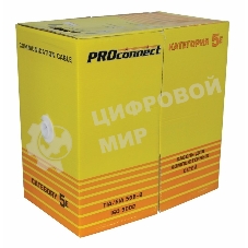Кабель витая пара PROconnect FTP 4PR 24AWG, CCA, cat.5e, наружный (OUTDOOR), бухта 305 м