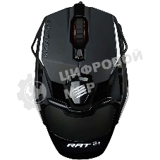 Мышь проводная Mad Catz R.A.T. 2+ черный, 5000 dpi, USB, кнопки - 3