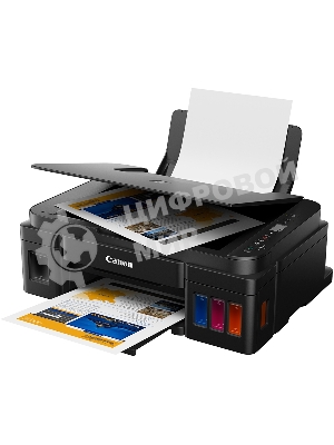 МФУ струйное Canon PIXMA G2410 (2313C009), A4, цветной, печ. 8.8 стр/мин (ч/б) 5 стр/мин (цвет), скан. до 19 стр/мин., 1200 x 4800 dpi (принтер) 1200x600dpi (сканер), USB