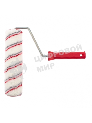 Валик в сборе Matrix нейлон, 250 мм, ворс 12 мм, D 48 мм, D ручки 8 мм