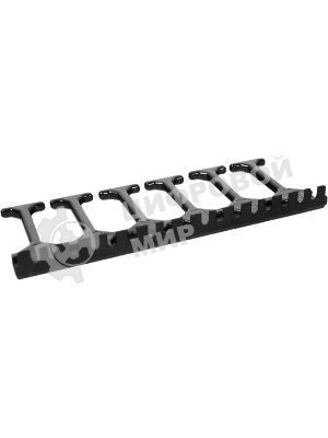 Вертикальный кабельный органайзер с пластиковыми пальцами, 6 пальцев