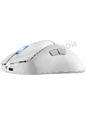 Мышь беспроводная/проводная ASUS ROG Keris II Ace белый, 42000 dpi, радиоканал, Bluetooth, USB, кнопки - 6
