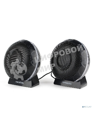 Акустическая система 2.0 Гарнизон GSP-150, черный, 6 Вт, FTB-динамики, материал- пластик, USB - питание