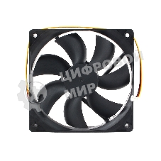 Вентилятор для корпуса Gembird черный, 120 мм, 1550 об/мин, 22.5 дБ, 3 pin