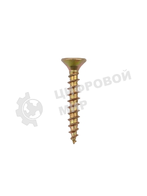 Саморез универсальный Kranz 3х20, желтый цинк, короб (200 шт./уп.)