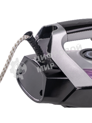 Утюг Galaxy Line GL 6128 фиолетовый/черный, 2200 Вт, 30 г/мин, 140 г/мин, 150 мл