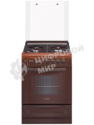 Плита газовая Gefest ПГ 6100-03 0003 коричневый, конфорок 4 шт, духовка 52 л, 60 см x 85 см x 60 см