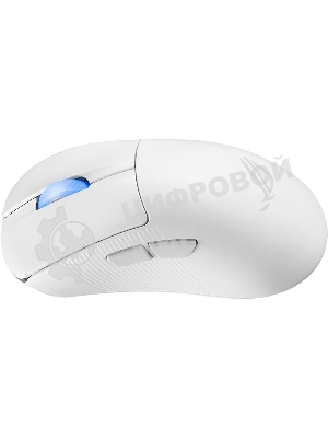 Мышь беспроводная/проводная ASUS ROG Keris II Ace белый, 42000 dpi, радиоканал, Bluetooth, USB, кнопки - 6