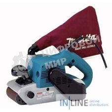 Ленточная шлифовальная шашина Makita 9403 ЛШМ,1200Вт,100х610мм,500м\м,5.9кг,кор,п\сборник