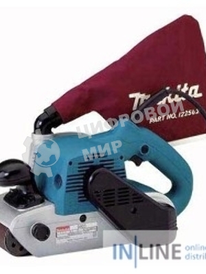 Ленточная шлифовальная шашина Makita 9403 ЛШМ,1200Вт,100х610мм,500м\м,5.9кг,кор,п\сборник