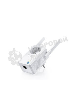 Сетевой адаптер TP-Link SOHO TL-WA860RE 300Mbps Wireless N Wall Plugged Range Extender with AC Passthrough, QCA(Atheros), 2T2R, 2.4GHz, 802.11b/g/n, 1 10/100Mbps LAN port, Range Extender button, Range Extender mode, suppo поставляется без кабеля RJ-45