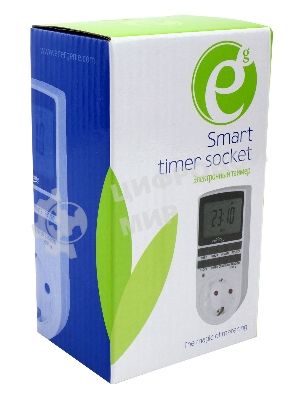 Таймер электрический Energenie EG-SST-01, LCD-дисплей 2,3″, белый