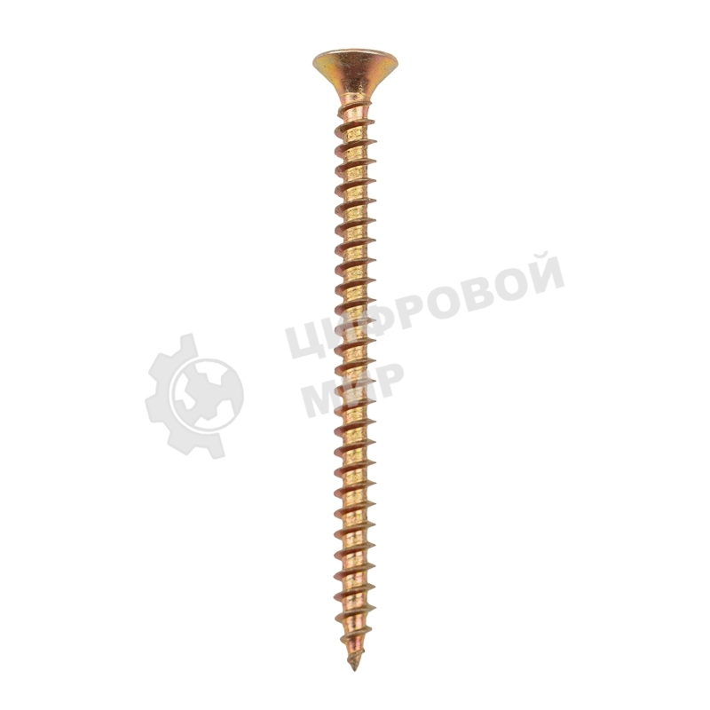 Саморез универсальный Kranz 5х70, желтый цинк, упаковка поставщика (3 600 шт.)