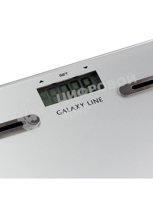 Весы напольные многофункциональные Galaxy Line GL 4855, серый, электронные, элемент питания типа 