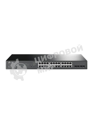 Коммутатор TP-Link TL-SG2428P JetStream гигабитный Smart коммутатор на 24 порта PoE+ и 4 SFP-слота SMB