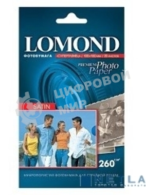 Фотобумага Lomond 1106200 A4/270г/м2/20л./белый атласное для струйной печати
