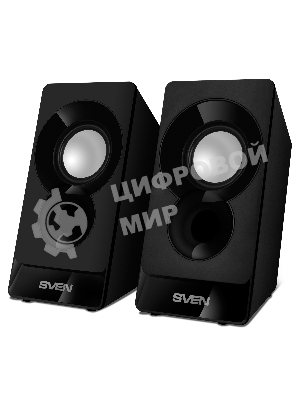 Акустическая система SVEN 300 2.0 черный 6Вт