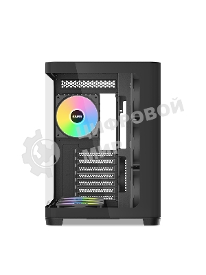 Корпус SAMA V60, Midi-Tower, чёрный, 7 x 120 мм