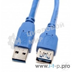 Кабель 5bites удлинитель 5bites UC3011-010F USB3.0, AM/AF, 1м.