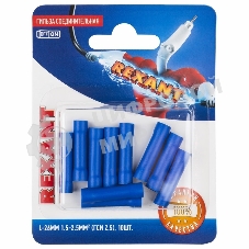 Соединительная гильза Rexant изолированная, L-26 мм, 1.5-2.5 мм², ГСИ 2.5/ГСИ 1,5-2,5/BV2, синяя, в упак. 10 шт.