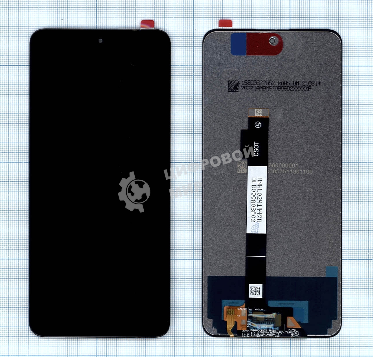 Дисплей для Xiaomi Redmi Note 10 Pro 5G, Poco X3 GT, Poco X4 Pro TFT черный