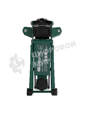 Домкрат гидравлический подкатной Сибртех, 3,5 т, 95-520 мм, быстрый подъем, низкий подхват, проф