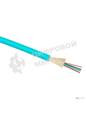 Кабель волоконно-оптический Cabeus TB-A-4-08T-E-K-LSZH-IN-25 50/125 (OM3) многомодовый, 8 волокон, плотное буферное покрытие (tight buffer), для внутренней прокладки (-25C ~ +50), LSZH, голубой