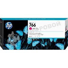 Картридж струйный HP 766 пурпурный для HP DesignJet XL 3600 MFP, 300 мл