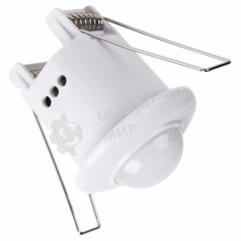 Датчик движения Rexant точечный ДДТ 02, 120°, 500 Вт, 10-2000 Лк, 6 м, 10-420 сек.