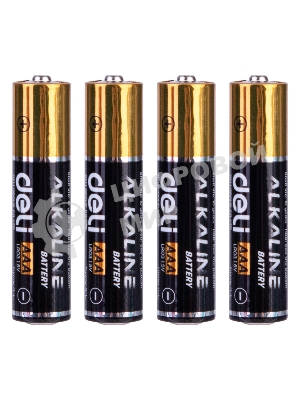 Батарея Deli E18505 AAA (4шт) блистер