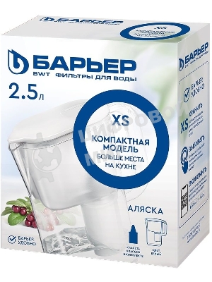 Кувшин Барьер Аляска XS белый 2.5л.