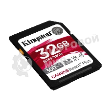 Флеш карта SDHC 32Gb Kingston SDHC, UHS-I Class U3 V90, чтение: 300Мб/с, запись: 260Мб/с SDR2/32Gb