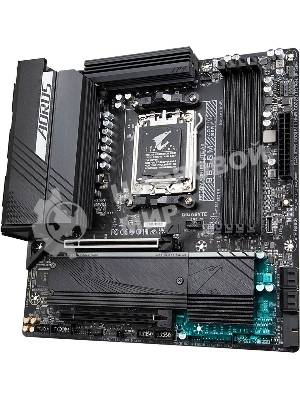 Материнская плата Gigabyte B650M AORUS ELITE AX, AM5, AMD B650, 4xDDR5, 4xSATA, 2xM.2, 1xPCI-E 5.0 x4, 1xPCI-E 4.0 x16, 1xHDMI, 1xDP, 1x 2.5Gb LAN, 4xUSB-A 2.0, 5xUSB-A 3.2 Gen 1, 2xUSB-A 3.2 Gen 2, 1xUSB-C 3.2 Gen 2, 2x3.5 мм, 7.1, Micro-ATX