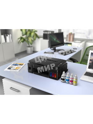 МФУ струйное Canon PIXMA G2410 (2313C009), A4, цветной, печ. 8.8 стр/мин (ч/б) 5 стр/мин (цвет), скан. до 19 стр/мин., 1200 x 4800 dpi (принтер) 1200x600dpi (сканер), USB