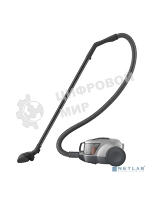 Пылесос LG VC5420NNTS серебристый/черный, 380/2000 Вт, уборка сухая, пылесборник контейнер 1.3 л
